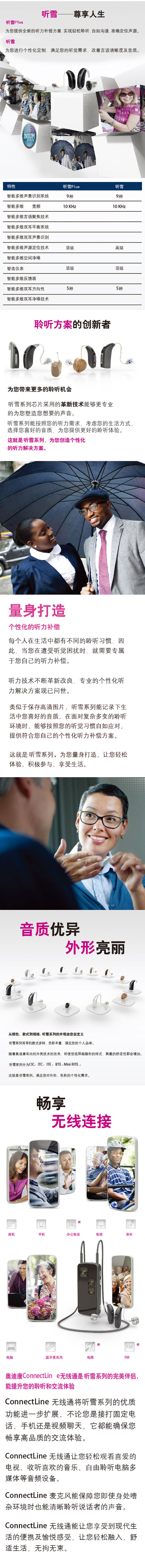 奥迪康听雪系列助听器